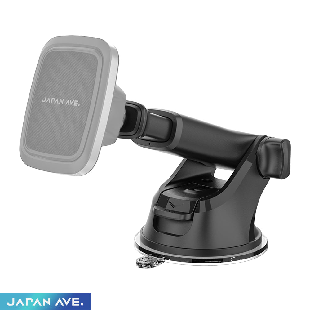 JAPAN AVE. マグネット車載ホルダー 伸縮吸盤マウント スマホホルダー